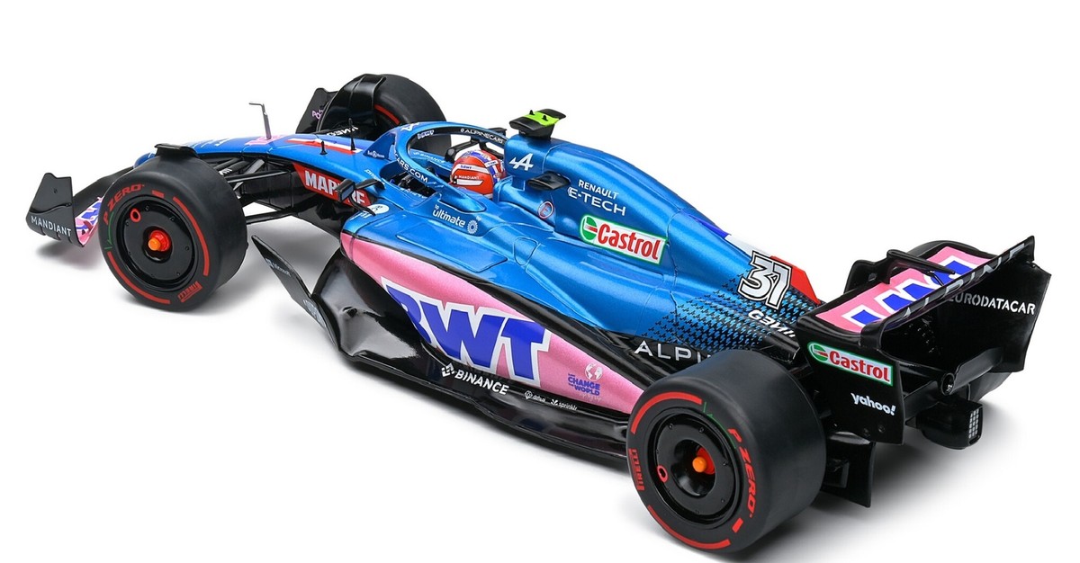 ソリド1/18 アルピーヌA522 #31 オーストラリアGP2022 Eオコン Esteban Ocon #31 Alpine A522 Australia GP 2022 1:18 Scale