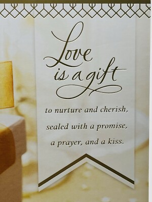 Wedding Card Religious with Bible Verse Gold Foil Embossed DaySpring Card NEW | eBay Wedding Card Religious with Bible Verse Gold Foil Embossed DaySpring Card NEW | eBay