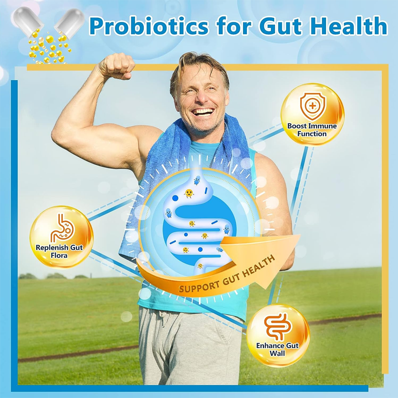 Digestive Enzymes Prebiotic & Probiotics Gas, Constipation & Bloating