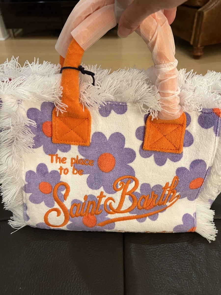 Saint Barth-手作りのストローマットハンドバッグ,小さなクロスボディバッグ,カジュアルなトラベルバッグ,タッセル付きトートバッグ MC2 Saint Barth -Small Tote Cross Body Handle Bag | eBay