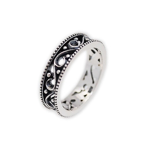 ARABESQUE 925 STERLING SILVER BIKER JEWELRY GOTHIC ROCKABILLY RING ks-r024 - Picture 21 of 30