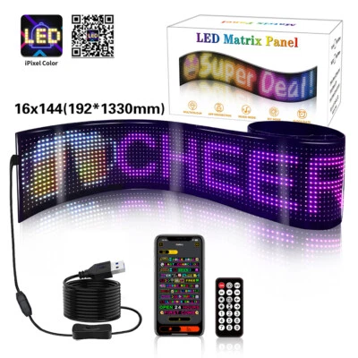 LED Schild Display Leuchtreklame Reklame Leuchtschild Laufschrift Programmierbar - Bild 1 von 4