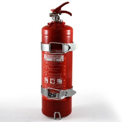 2kg Feuerlöscher ABC Pulver FIA Rallye Slalom Rundstrecke Wohnmobil Motorsport