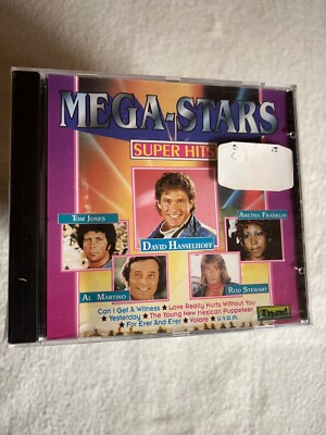 Mega Stars Super Hits - Hasselhoff, T. Jones, Stewart u.v.a NEU/OVP | CD    135