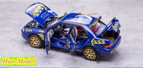 SunStar 1:18 Subaru Impreza555 WRC Model Car Diecast Metal Collection Hobby Gift - Picture 5 of 16