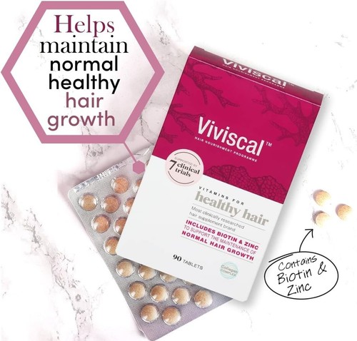 WOW!!! Viviscal Maximum Strength Hair Growth Supplement 90 Tablets- BBE 07/2025 - Picture 3 of 5