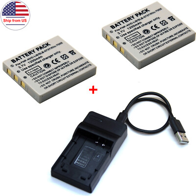 Battery / Charger For D-Li8 Pentax Optio A10 A20 A30 A36 A40 Optio S S4 S4i S5i