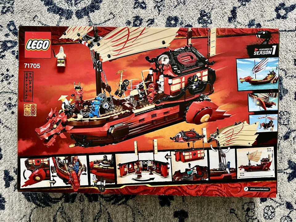[New] LEGO 71705 NINJAGO LEGACY Destiny's Bounty DRAGON HEAD 7 FIGS RARE @RB! - Image 2 of 4