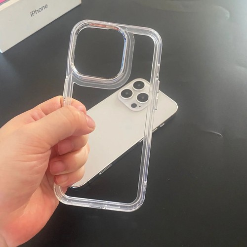 Marco de TPU a prueba de golpes parachoques para iPhone 12 13 14 15 Pro max Plus protección de lentes - Imagen 9 de 19