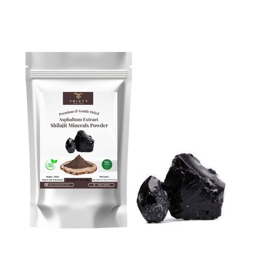 Himalayan Shilajit Powde Fulvic Acid Ginseng for Men and Women Pure Organic 50gm - Picture 2 of 2