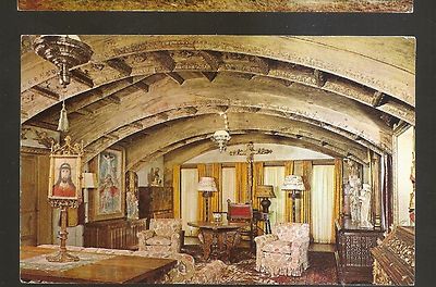 Vtg 1966 Postcard HEARST SAN SIMEON STATE HISTORICAL MONUMENT, GOTHIC SUITE, CA