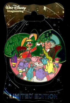 WDI Alice in Wonderland Mad Hatter March Hare LE 250 Disney Pin 132027