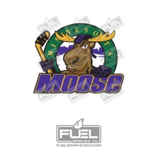 Minnesota Moose Hockey Vintage Premium Vinyl Decal Sticker
