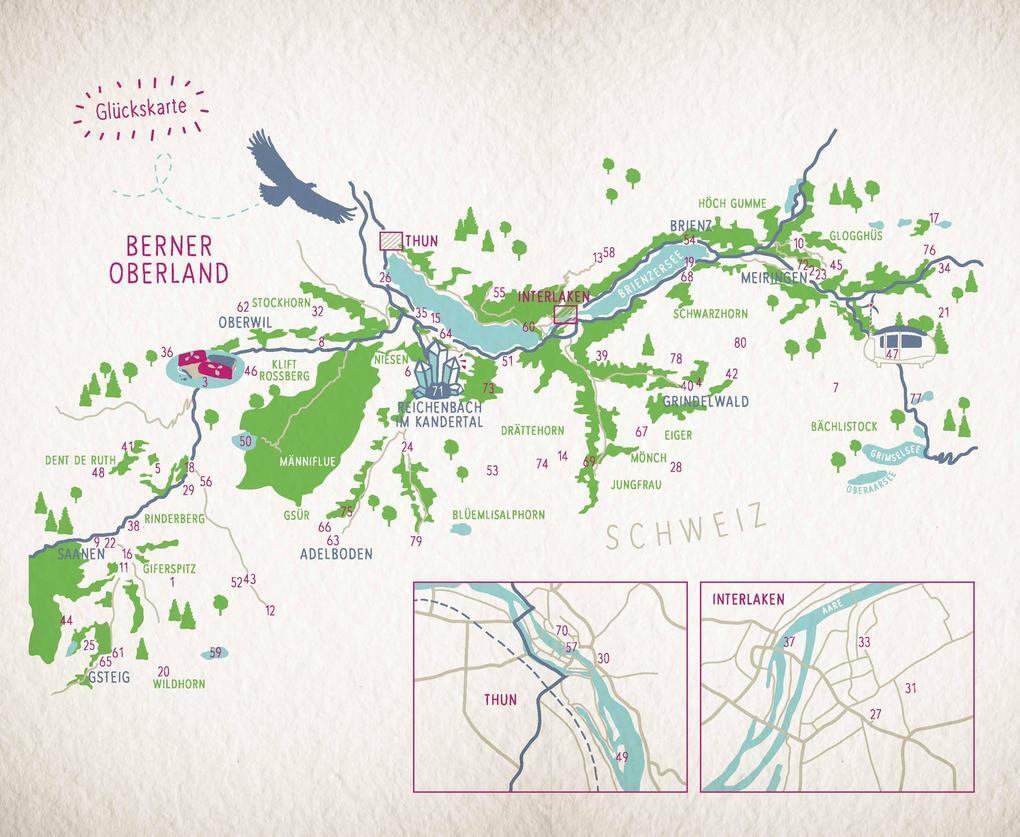 Thumbnail - Glücksorte Berner Oberland | Blanca Burri, Sabine Reber | 2022 |