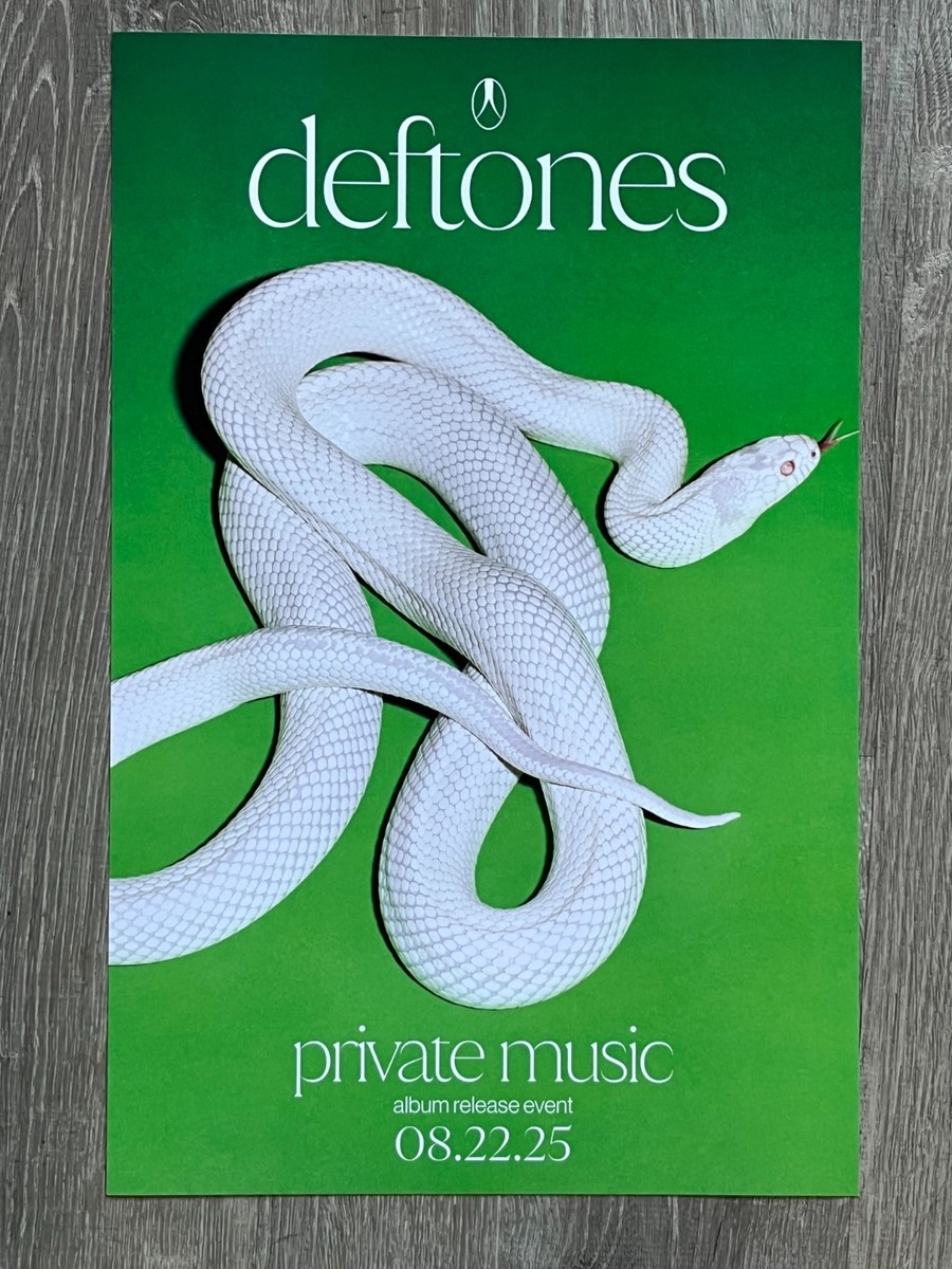 DEFTONES Private Music Album Release POSTER 11