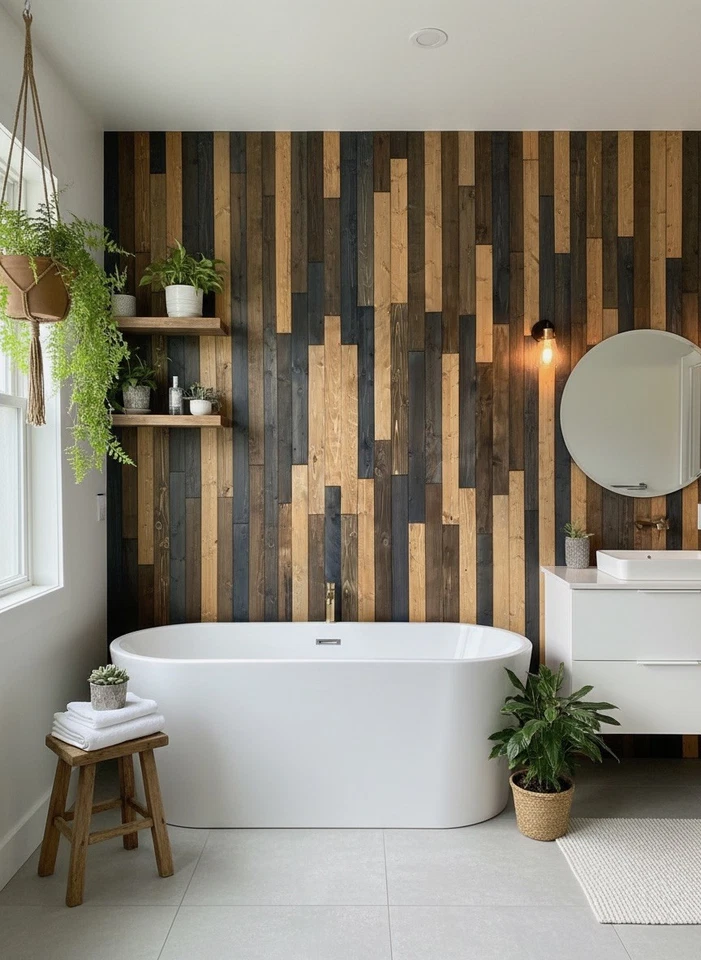 Listones de madera | Paneles de pared | Paneles de madera para paredes Foto 2 de 4