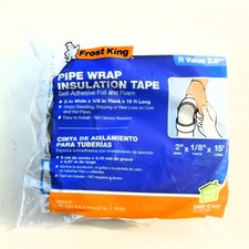 Frost King Pipe Wrap Insulation Tape 2 in. x 15 ft. Self-Adhesive Foam and Foil