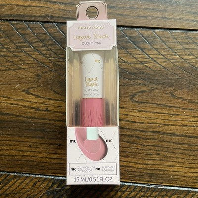 Marie Claire Paris Liquid Blush~ Dusty Pink~Cushion Tip Application~Buildable