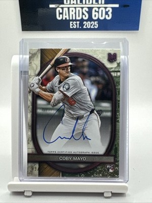 2025 Topps Museum Collection COBY MAYO Rookie RC Amethyst Auto /99