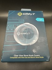 Safety 1st Child Proof Stove Knob Covers Clear View, Set of 5, NWT