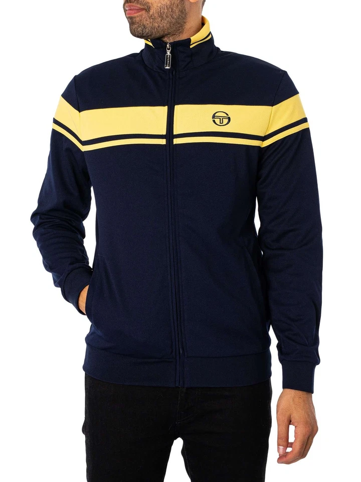 Sergio Tacchini Men's Damarindo Track Jacket, Blue - Image 2 of 4