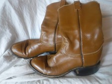 Womens Tony Lama Size 5 1/2 B Cow Girl Boots Pre OWned