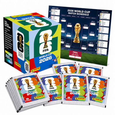 Fußball WM 2026 Sammelsticker Set - inkl. Spielplan & Panini Sticker