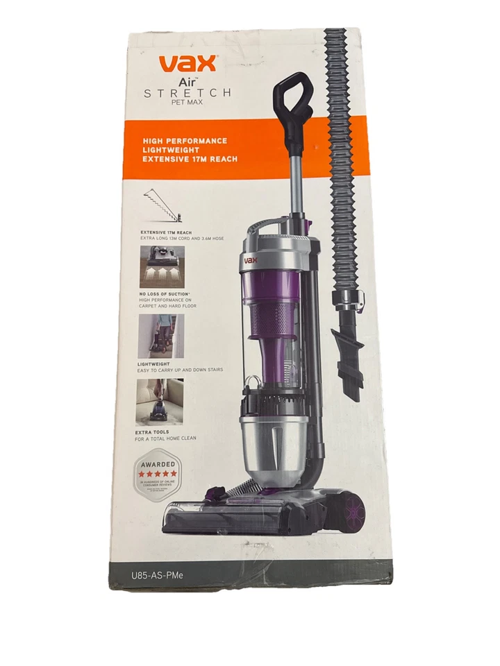 Vax Air Stretch Pet Max U85-AS-Pme Upright Bagless Vacuum Cleaner - Silver /... - Image 2 of 4
