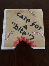 15 Rare HTF Vintage Halloween Paper Lunch Napkin Vampire Care For A Bite HMK CDS