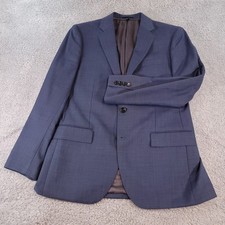 J Crew Men s Ludlow Jacket Tollegno 1900 Italian Wool Blue Size 40 R