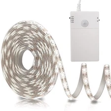 Battery Operated Motion Sensor Cabinet Strip Lights, 9.8Ft 90 LED Counter