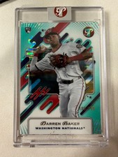 2025 Topps Pristine Darren Baker RC Aqua Refractor /199 Nationals #251 Encased