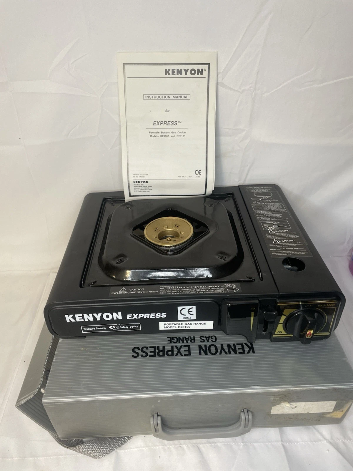Portable Grill Kenyonexpress With Case New