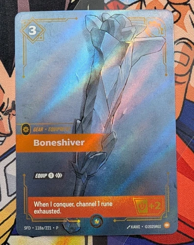 Boneshiver 118a/221 Tournament Promo	Riftbound English League of Legends Card