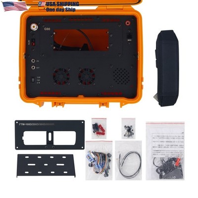 HamGeek Waterproof Radio Box Orange for Xiegu G90 /IC-2730/FTM-200DR/300DR/6000R