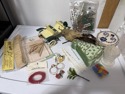 Trinket Lot Junk Drawer Crafts Car