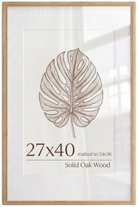 Kovascape Picture Frames27 X 40 Picture Framesolid Oak Wood Picture Frame27X40