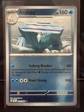 Pokemon Avalugg Chaos Rising 24/86 Reverse Holo Near Mint English