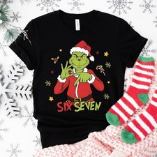 6 7 Shirt, 6 7 Couples Grinch Christmas, Trendy Tiktok Christmas Tees,