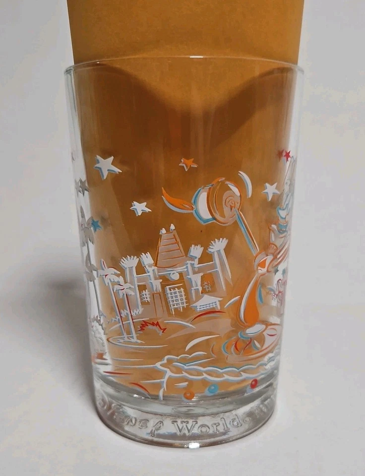 Набор из 4 очков McDonalds Walt Disney World Remember the Magic 25th Anniversary - Изображение 4 из 4