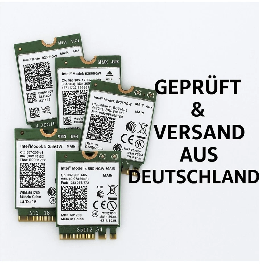 Intel Dual Band Wireless-AC 8265NGW WLAN Karte M.2 2230 WiFi Bluetooth #FF38 - Bild 3 von 3
