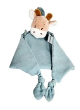 Nattou Luna Baby Giraffe Lovey Plush Security Blanket Stuffed Toy Infant Linen 