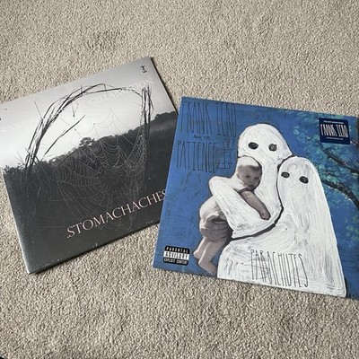 Frank Iero - Stomachaches & Parachutes Vinyl Record SEALED Bundle - Both Black