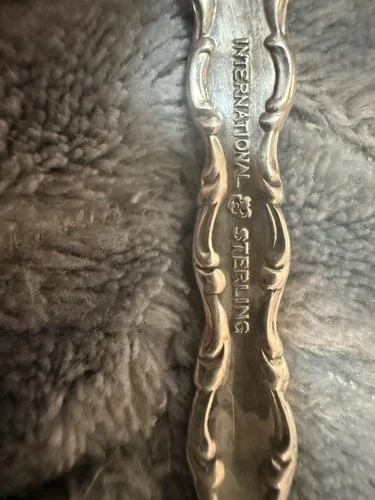 Sterling Silver International King Louis Pattern Serving Spoon