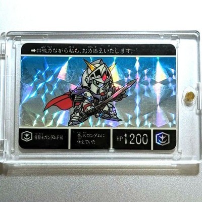 Rare 1991 First Edition Carddass SD Gundam Gaiden Armor Knight F90 Card