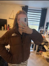 Brown North Face Puffer Coat Size Small Women’s