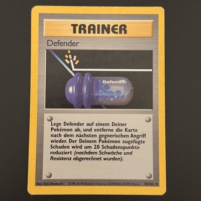 Defender | 80/102 | Base Set | Pokemon Karte Englisch | Vintage