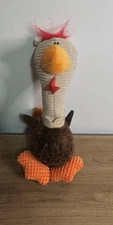 Trusty Pup Dog Toy Thanksgiving Tug Toss Chew Turkey Plush Pet Gift NEW