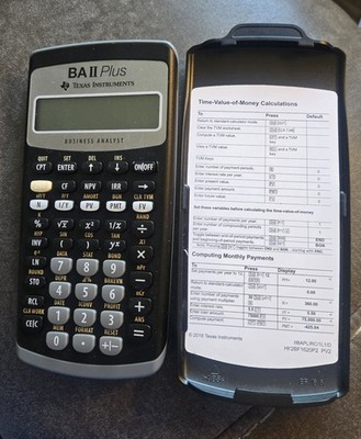 Texas Instruments BA II Plus Business Analyst Calculator