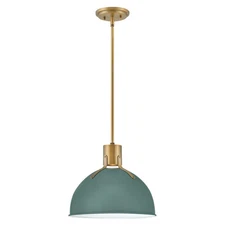 Hinkley Lighting 3487 Argo 1 Light 14"W LED Pendant - Green